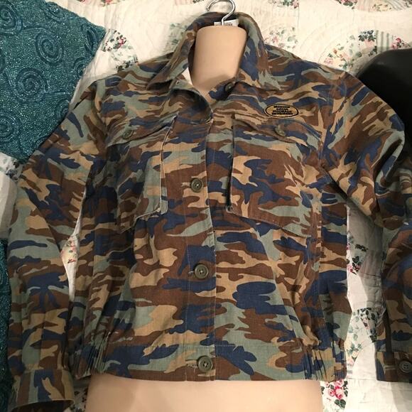 MOONAGE DEVILMENT UNIQUE EMBROIDERED CAMO CAMOUFLAGE PANTHER JACKET - Picture 5 of 5